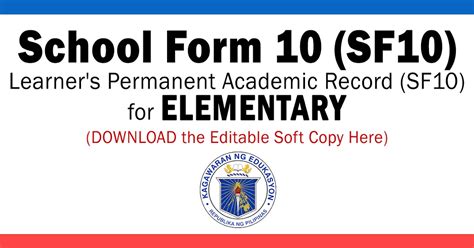 sf 10 download deped form.